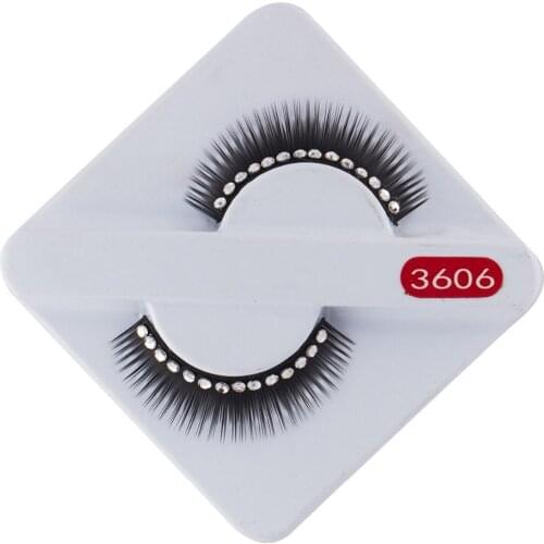 Thick Long Popular False Eyelashes Blink Diamond Eyelash Natural Long Crystal Eye Lashes Artical Graft