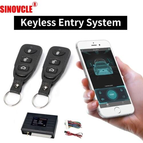 Universal Car Alarm Systems Auto Remote Central Kit Door Lock Keyless APP With Remote Contr Entry System Central Locking