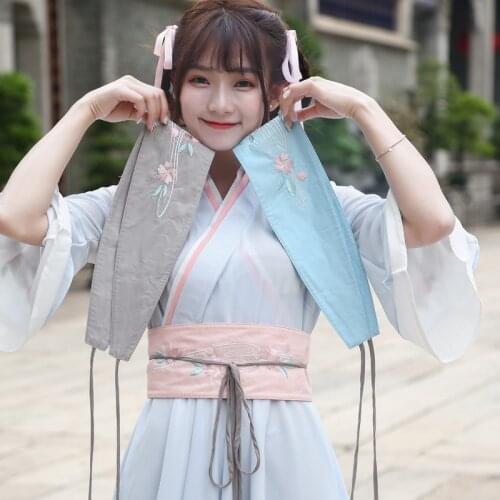 2021 women chinese hanfu belt ancient ethnic wind waist belt cummerbunds girdle female classical ethnic silk hanfu girdle belt