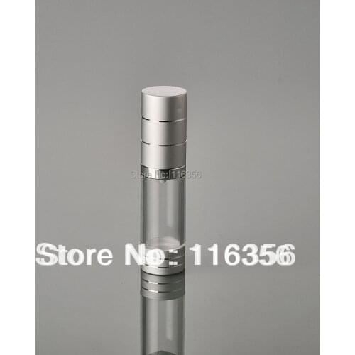 15ML airless bottle or plastic lotion bottle with airless pump can used for Cosmetic Packaging