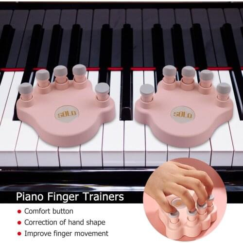 2pcs Piano Finger Trainers Piano Fingers Strength Training Tools Finger Correctors Soft Finger Pads Piano keyboard for beginner
