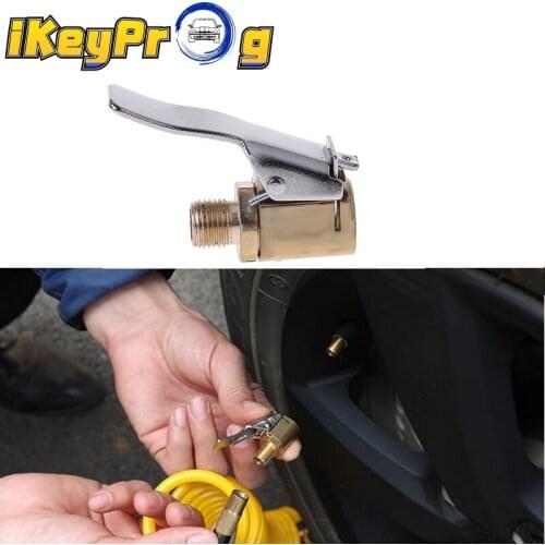 8mm Car Tyre Tire Clip Wheel Brass Air Chuck Inflator Pump Valve Connector Clamp Adapter