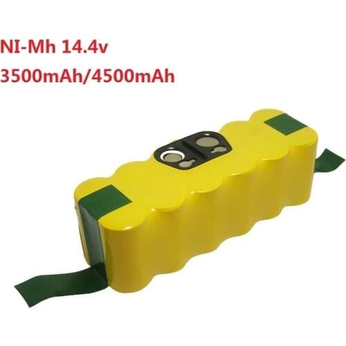 14.4v 3500/4500mAh Battery for Irobot Roomba 500 600 700 800 900 Series vacuum cleaner Irobot Roomba Replacement Battery Extende