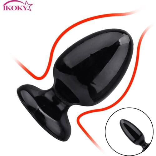 IKOKY Anal Plug Sex Toys For Man Woman Couple Toys Prostate Massager Huge Size Dildo Big Anal Beads Anus Stimulator Butt Plugs