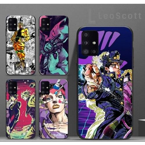 Cartoon JoJo Bizarre Adventure Phone Case For Samsung A40 A31 A50 A51 A71 A20E A20S S8 S9 S10 S20 Plus note 20 ultra