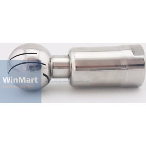 DN15 1/2" BSP Female Thread Sanitary Fitting Rotary Spray Ball Tank Cleaning Homebrew for 304 Stainless Steel
