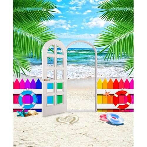 Photography Background 5x7 Summer Beach Holiday Hawaiian Style For Wedding Photo Shoots Professional Backdrops for Photo Studio