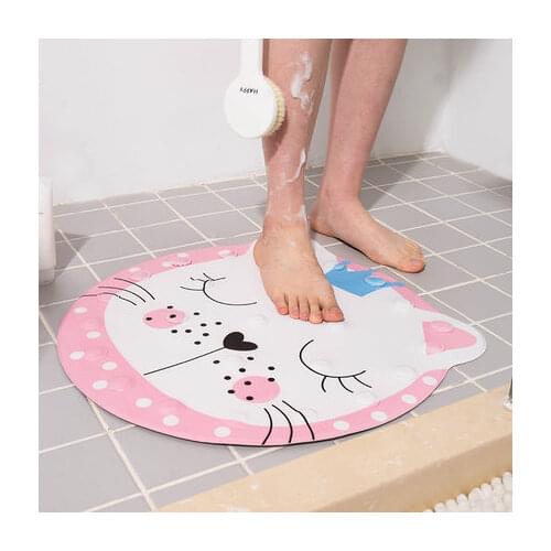 Carpet Bathroom Cartoon Dog Type Cute Shower Bath Waterproof Non-Slip Mat