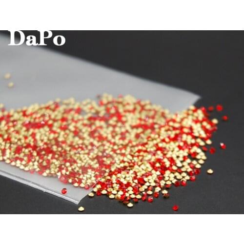 New Shiny Red/Light Siam Glass Rhinestones SS4-SS30 Point Back Crystal Wholesale Chatons strass Nail Art Decoration