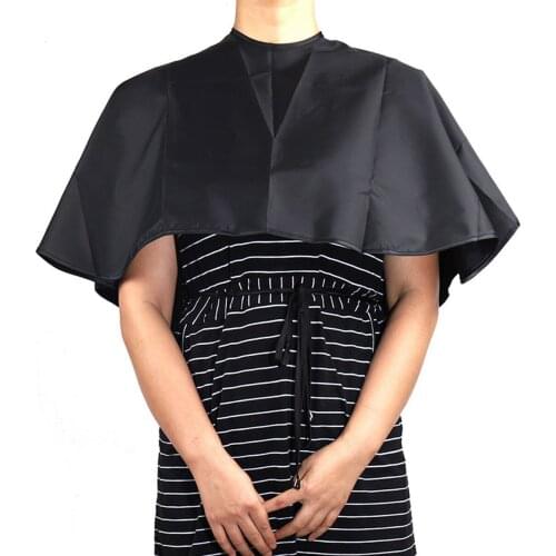 Barber Shop Hairdressing Cloth Salon Baked Oil Dyeing Hair Tools Magic Tape Waterproof Scarf Shawl