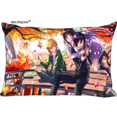 Custom Zippered Rectangle Noragami Pillow Case (Two sides) High Quality Home Textile Pillow cover