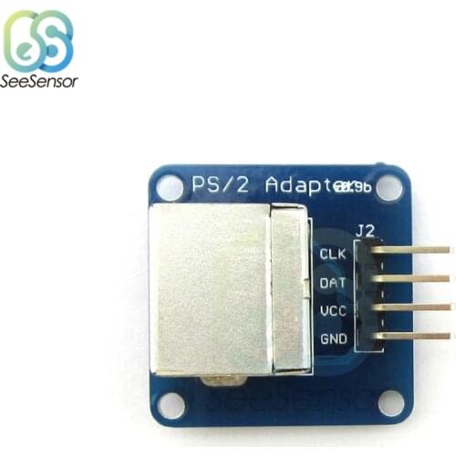 PS2 Module PS 2 Mouse Keyboard Socket Adapter Compatible for Arduino
