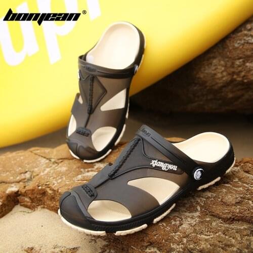 Summer Mens Sandals Outdoor Water Shoes Soft Men Beach Sandals Men Footwear Unisex Zapatos Mujer Sneakers Size 36-45 TX164