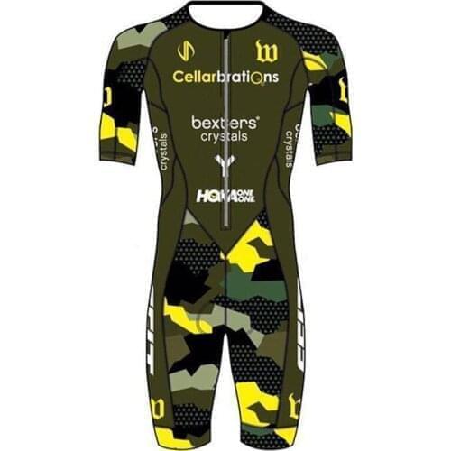 Wattieink 2020 Triathlon Sport Team Kit Men Cycling Skinsuit Air One Piece Bodysuit Chrono Speedsuit Bike Tri Suit Bicycle Wear