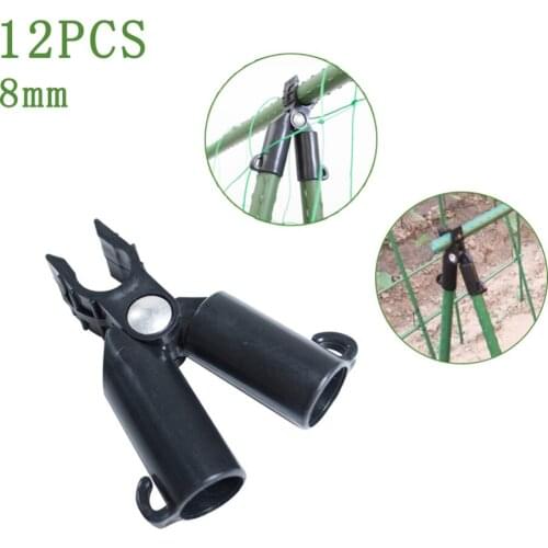 12pcs Plant Support Awning Pillar Accessories A-type Clip Quickly Set Up Climbing Vine Bracket Shelf Connector Fastener
