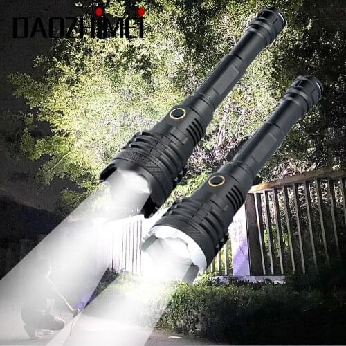 16 Core The New Tactical Flashlight XHP110 LED Rechargeable Flash Light Zoom Outdoor Hunting Camping Light