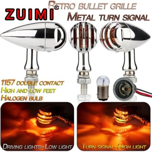2PCS motorcycle modified car for yamaha tdm 850 bullet-type fence metal turn signal indicator accessories durable
