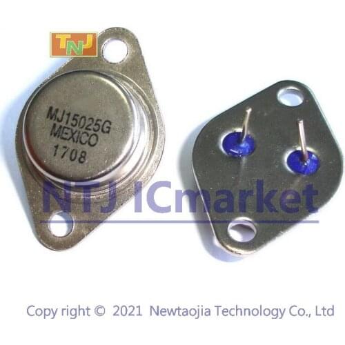 5 PCS MJ15025 TO-3P MJ15025G Silicon Power Transistors