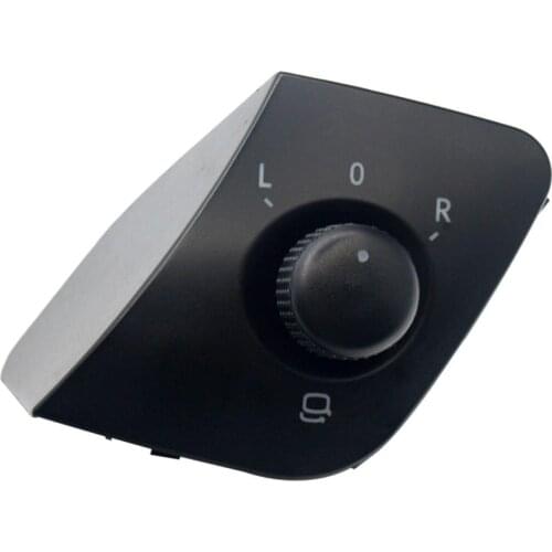 Car Vehicle Side View Mirror Adjustable Switch Knob 6J1 959 565 For VW Seat Ibiza 2009-2015