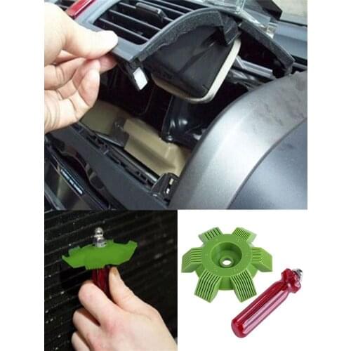 Car A/C Radiator Condenser Evaporator Fin Coil Comb Air Conditioner Coil Straightener Cleaning Tool Auto Cooling System dropshin