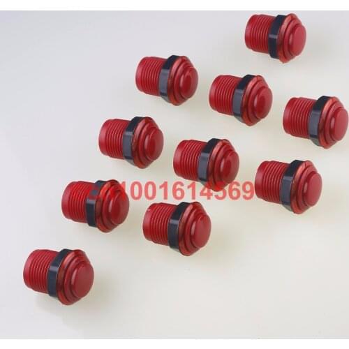 Free Shipping ! 10pcs/set Arcade Push Buttons Arcade Buttons With Micro Switch For PC Game Controller USB Universal Arcade Stick