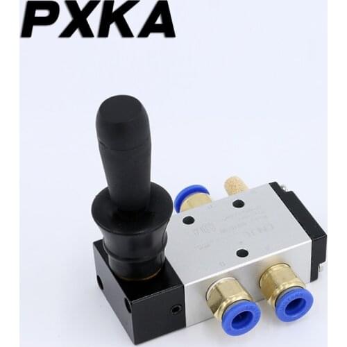 Free shipping Air-operated hand-operated plate valve 4H210-08/4H310-10 cylinder control reversing valve switch 2-position 5-way