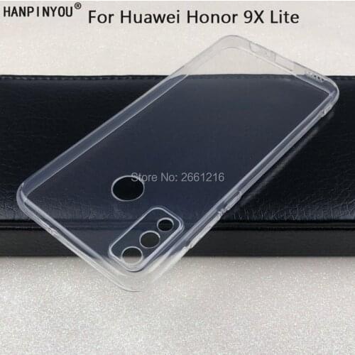 For Huawei Honor 9X Lite JSN-L21 L22 L23 6.5" New Ultra Thin Soft TPU Silicon Gel Transparent Camera Protect Case Back Cover