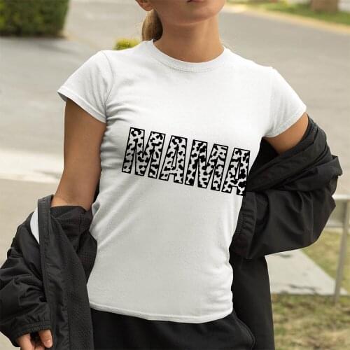 Black Mama Letter Love Graphic T-shirt Women Animated Breathable Short Sleeve Family Beautiful Mujer Arrivals Top Comfy Shirt