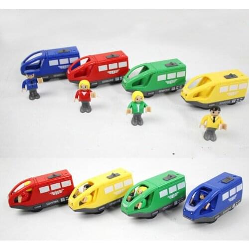 EDWONE Hot Sale Electric Train Toy Motorized Fit Mini Electric Train Electronic Toy For Kids Children Xmas Gifts