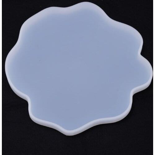 Crystal Epoxy Resin Mold Irregular Coaster Casting Silicone Mould DIY Crafts Jewelry Making Tools