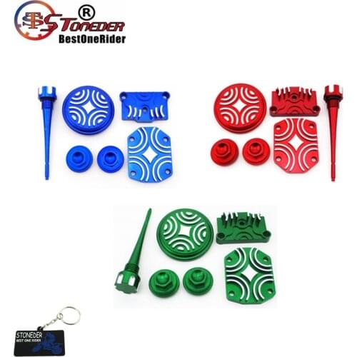 STONEDER CNC Engine Dress Up Kit For 50cc 70cc 90cc 110cc 125cc Zongshen YX Lifan Chinese Motorcycle Pit Dirt Motor Trail Bike