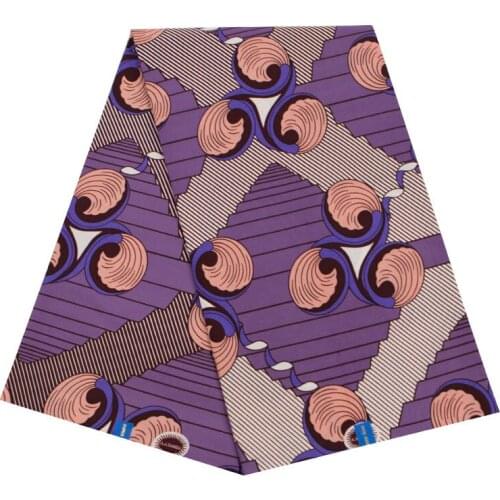 Beautiful Fashion Pattern Print African High Quality Ankara Veritable Guaranteed Real Wax Fabric 100% Cotton 6 Yards\Lot