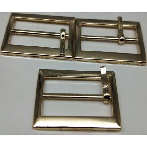 Metal Square belt buckles for shoes bag garment decoration silver black gold Belt Buckles decoration DIY Accessory Sewing 25mm