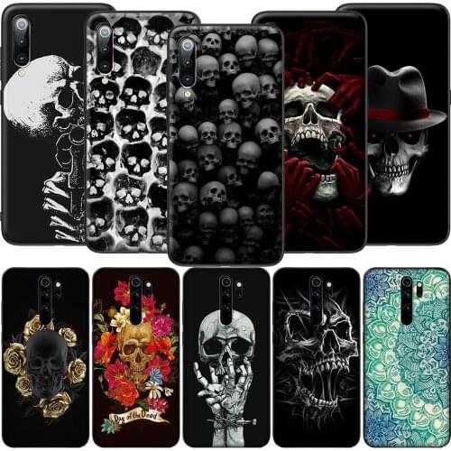 GX93 Horror Skull Soft Silicone Case for Redmi Note 4X 5 5A Prime 6 6A 7 7A 8 8A 8T 9 9A 9C 9S Pro Lite