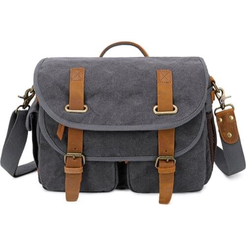 Nostalgic Canvas Shoulder Camera Bag Handbag Messenger Bag Casual Bag Fashion Bag Photography Bag