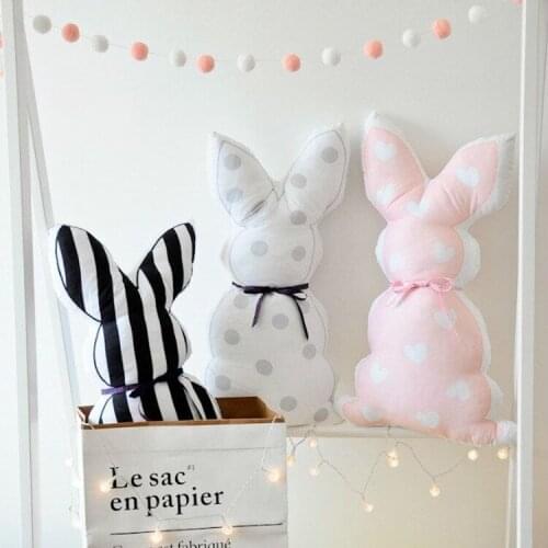 Easter Gift New INS Rabbit Pillow Personality Cushion Home Decoration Nordic Sleep Doll Soothing Pillow