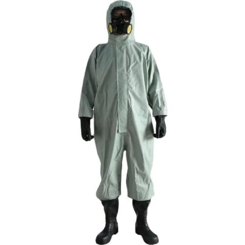 PVC material nuclear and chemical protective rubber suits