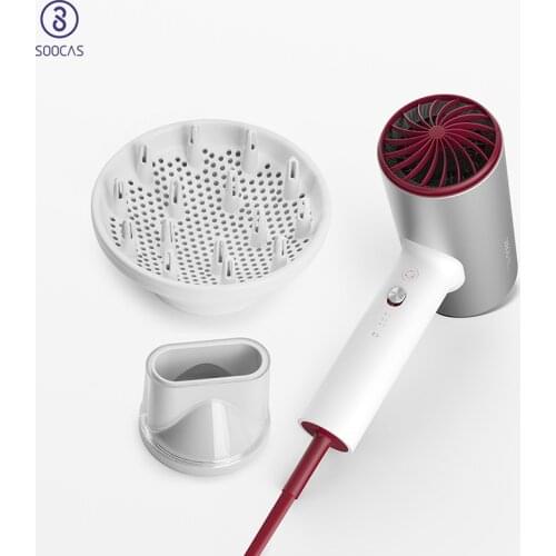 SOOCAS H5 Negative Ion Hair Dryer 1800W Professional Blow Dryer Aluminum Alloy Powerful Electric Dryer Cold Hot Air Circulating