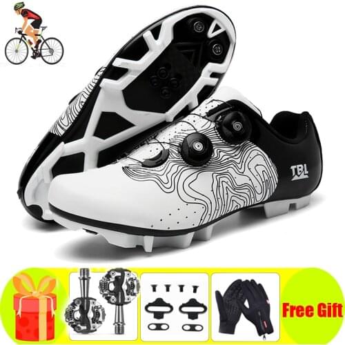 Cycling Shoes Men Sapatilha Ciclismo Mtb Women Breathable Self-locking Add SPD Pedals Outdoor Spinning Bicycle Riding Sneakers
