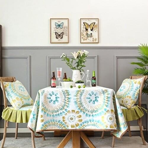 Waterproof Tablecloth Cectangular Nordic Dining Tablecloth Decorative Luxury Comfortable Breathable Printing Coffee Table Cover