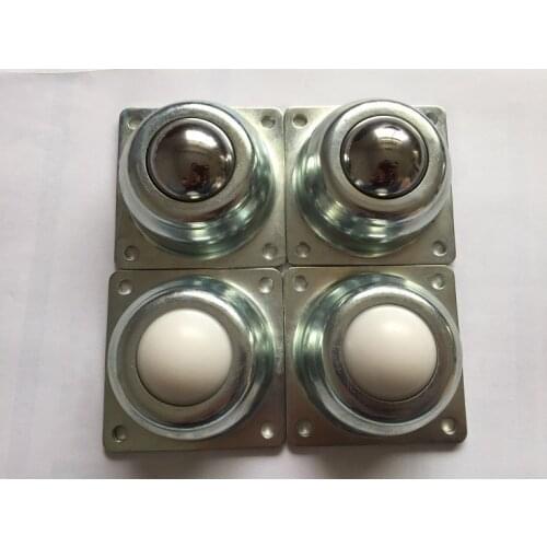 1pcs 90kg Dia 1-1/2" CY-38A A Type Metal Ball or Nylon Ball Metal Transfer Bearing Unit Conveyor Roller Wheels 4260 WA-02