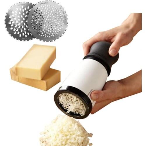 1pc Cheese Grater Creative Stainless Steel Manual Cheese Shredder Kitchen Grater Creative Baking Tools Food Making Accessories