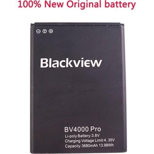 100% Original 3680mAh Battery BV4000 Pro For Blackview BV4000 BV 4000 Pro MTK6580A Phone Batteries High Quality