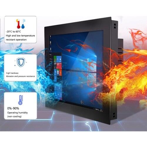 1000 nits Front IP65 12-Inch Metal Case Open Frame Touchscreen Industrial Medical Grade monitors