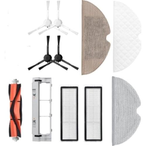 Promotion!for Xiaomi Mijia 1C STYTJ01ZHM Robot Vacuum Cleaner HEPA Filter Disposable Mop Cloth Side Brush Main Brush Parts