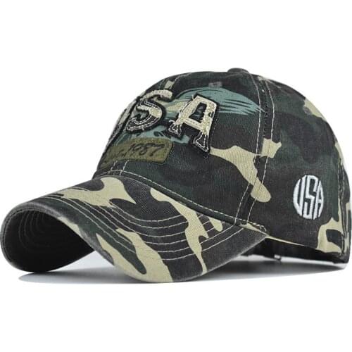 2021New Cotton Baseball Cap For Men Embroidery Letter USA Casquette Streetwear Snapback Women Hat Trucker Dad Hat Caps