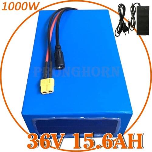 36V Battery pack 36V Lithium battery 36V 15Ah Electric Bicycle Battery 36V 500W Electric Scooter Battery With 42V 2A Charger