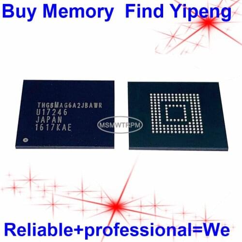 THGBMAG6A2JBAWR BGA153Ball EMMC4.5 4.5 8GB Mobilephone Memory New original and Second-hand Soldered Balls Tested OK