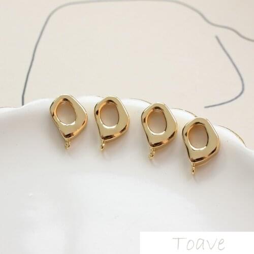 Copper Plated 18K Gold Color Shaped Needles DIY Earrings Materials Accessories