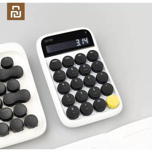 YouPin Lofree Bluetooth Numeric Keypad Multi-System Compatible Backlit Keyboard Micro USB 800mAh Capacity Smart Calculator
